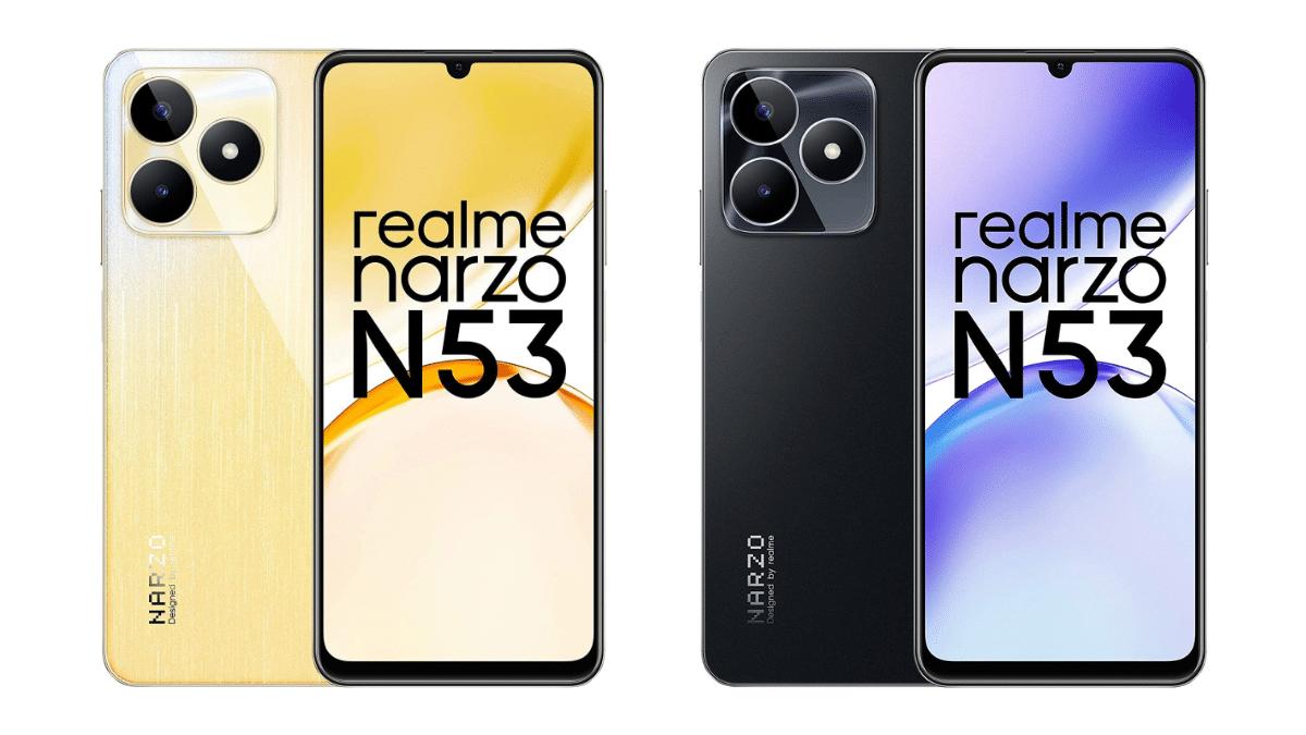 Realme Narzo N53 sale live today