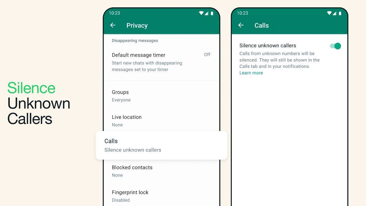 WhatsApp Silence unknown callers: How to enable it