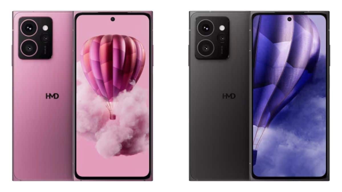 HMD Skyline Pink and Black Color Variant Model