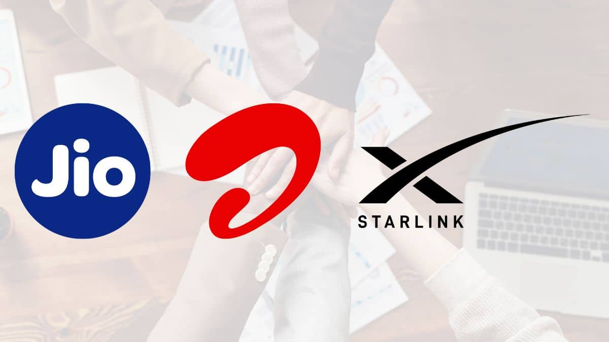 Airtel Starlink partnership, Jio Starlink India, Starlink satellite internet India, Elon Musk Starlink, Airtel satellite internet, Jio satellite broadband, SpaceX Starlink India, Starlink government approval